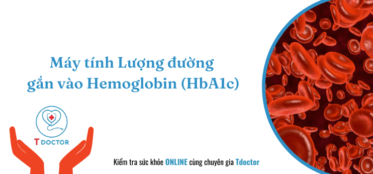 Máy tính Lượng đường gắn vào Hemoglobin (HbA1c)